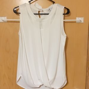 41 Hawthorn Clearwater mixed material blouse